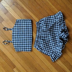 Checkered summer set